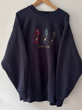 Vintage 90s Briar Creek Golfing Embroidered Crewneck Sweatshirt